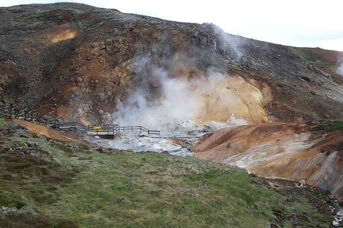 Lava, Craters and Hot Springs Private Tour - Gunnuhver brings heat, steam, and folklore