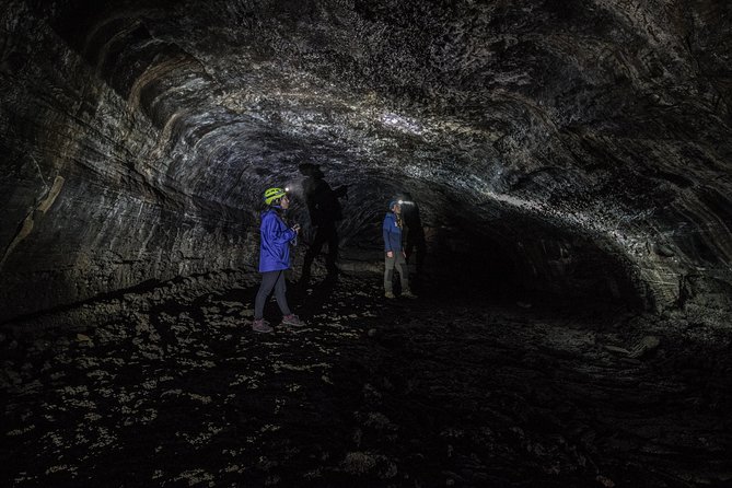 Lava Tunnel Caving with Transfer | Small Group - The formations are the main reason to go