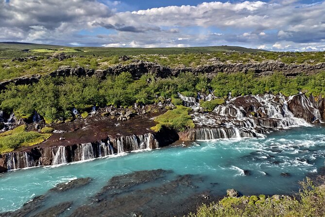 Lava Waterfalls, Sagas & Unique Canyon Baths - Small Group Tour - Glanni Waterfall and the Grábrók craters