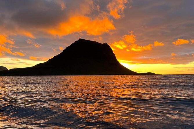 Midnight Sun Kayaking Adventure by Mt. Kirkjufell - Gentle instruction before the paddle