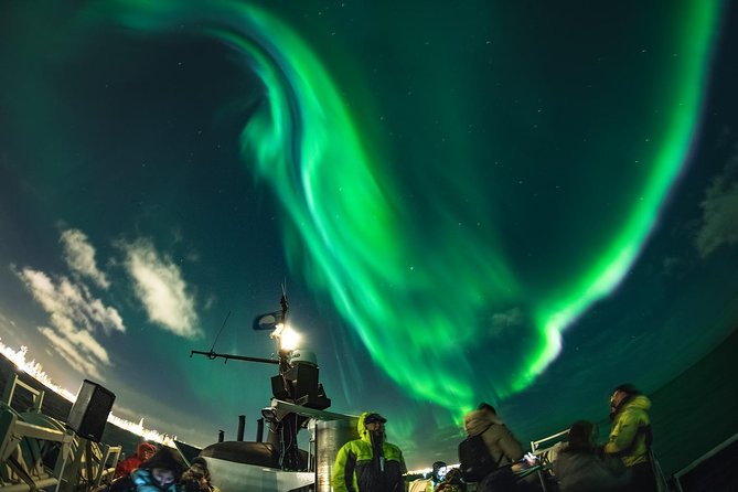 Northern Lights by Boat with a Backup Plan from Reykjavik - The first few minutes can matter most