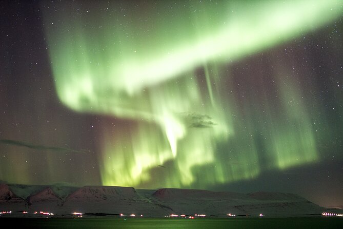Northern Lights Photography from Akureyri - Leaving Akureyri at 9 pm
