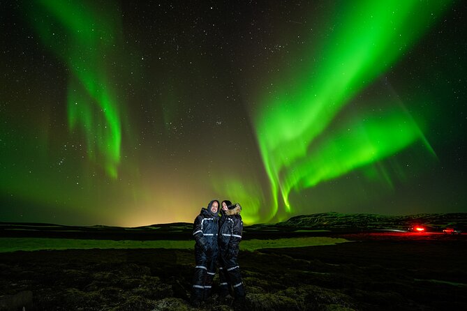 Northern Lights Tour with Photos, Snacks, Warm Snowsuits, Chairs - Leaving Reykjavik at 8 pm for darker skies