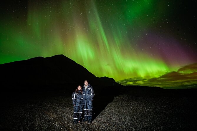 Northern Lights Tour with Photos, Snacks, Warm Snowsuits, Chairs - Warm suits, chairs, and a snack table