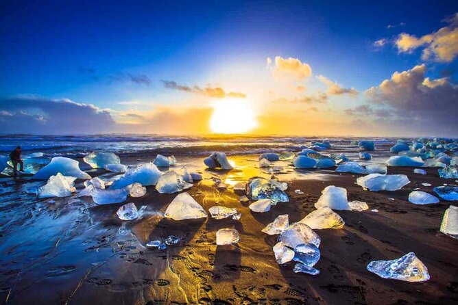 One-Day Tour: Private South Coast with Diamond Beach Adventure - Seljalandsfoss: a waterfall with a walk-behind view