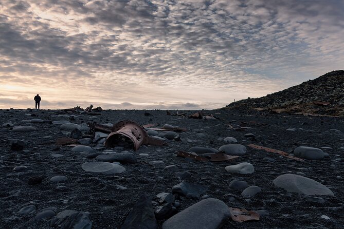 Private Exploration of The Snæfellsnes Peninsula - Djúpalónssandur brings history to the black shore