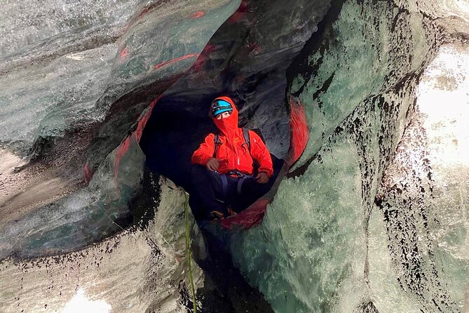 Private Extreme Encounter w/ ropes on Sólheimajökull Glacier - Crevasses, ice caves, and tunnels