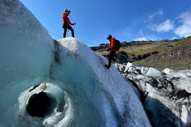Private Extreme Encounter w/ ropes on Sólheimajökull Glacier - Walking onto the ice at your own pace
