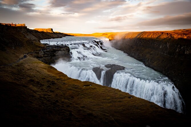 Private Full-Day Golden Circle Tour from Reykjavik - Gullfoss: the Golden Falls at full force