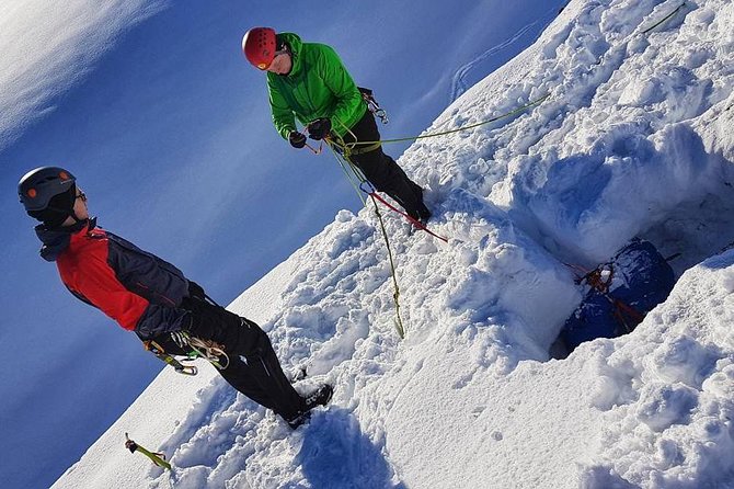 Private Ice Climbing on Sólheimajökull - The first crampon and ice axe lesson