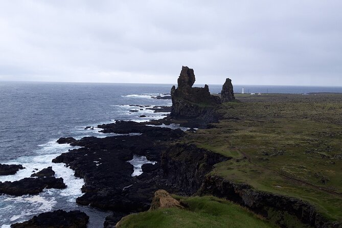 Private Snaefellsnes Peninsula Tour from Reykjavik - Lóndrangar combines bird cliffs with glacier views