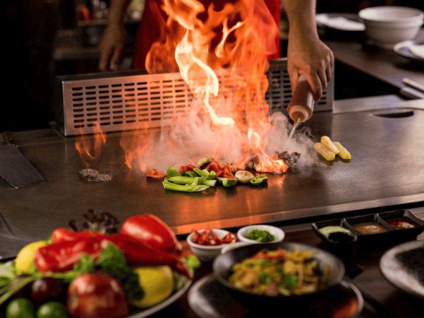 Reykjavík: 7-Course Teppanyaki Tasting Menu with Fire Show - What $120 buys you