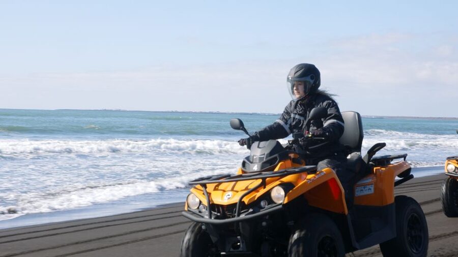Reykjavík: Black Sand Beach 2-Hour ATV Adventure - Watching the North Atlantic meet the shore