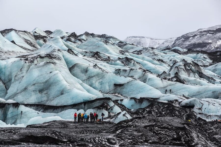 Reykjavik: Glacier Hike & South Coast Day Tour - Skógafoss: a wall of water and spray