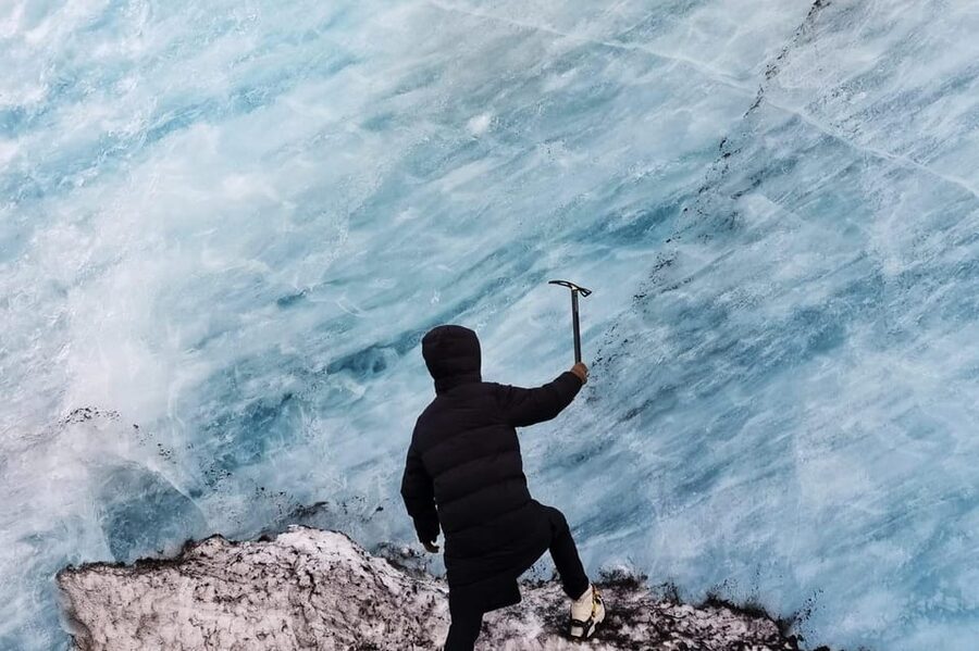 Reykjavik: Glacier Hike, Waterfalls and Black Sand Beach - Reynisfjara, black sand and Atlantic power