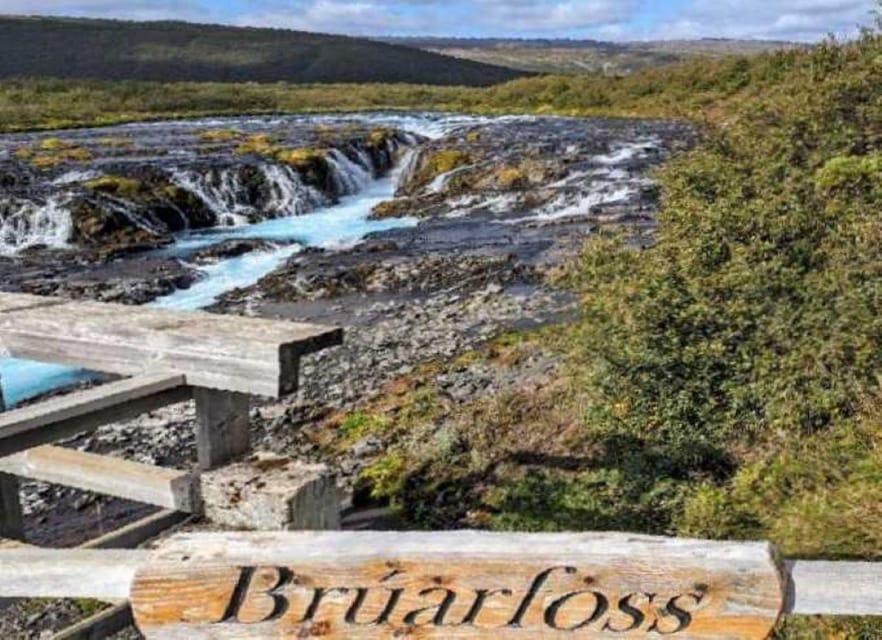 Reykjavík: Golden Circle, Bruarfoss, and Kerid Crater Tour - Brúarfoss: the short walk to blue water
