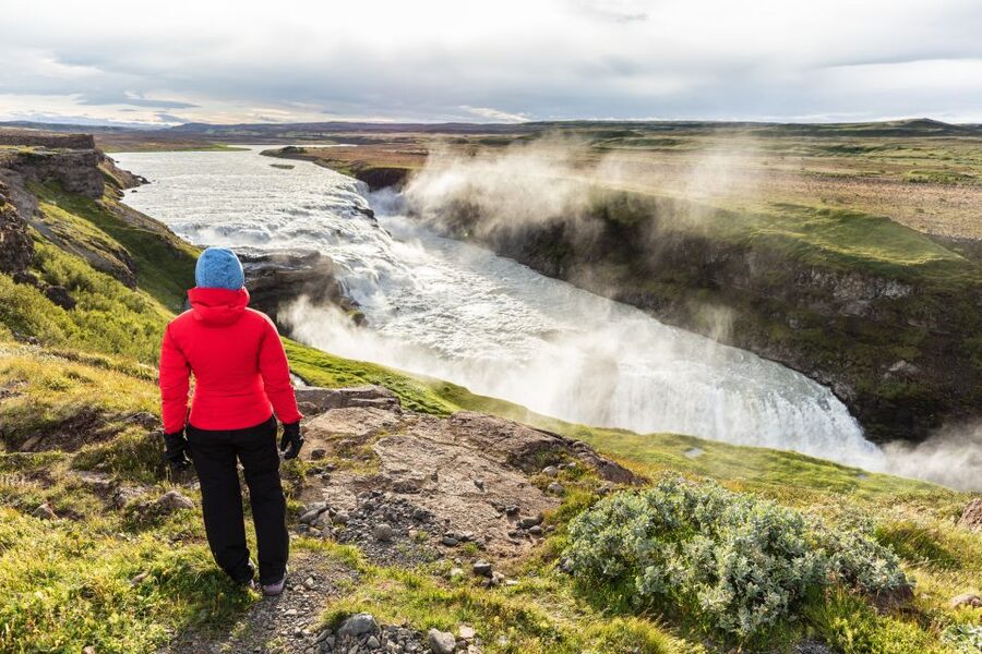 Reykjavik: Golden Circle Day Trip with Blue Lagoon Transfer - Gullfoss, a waterfall with real force