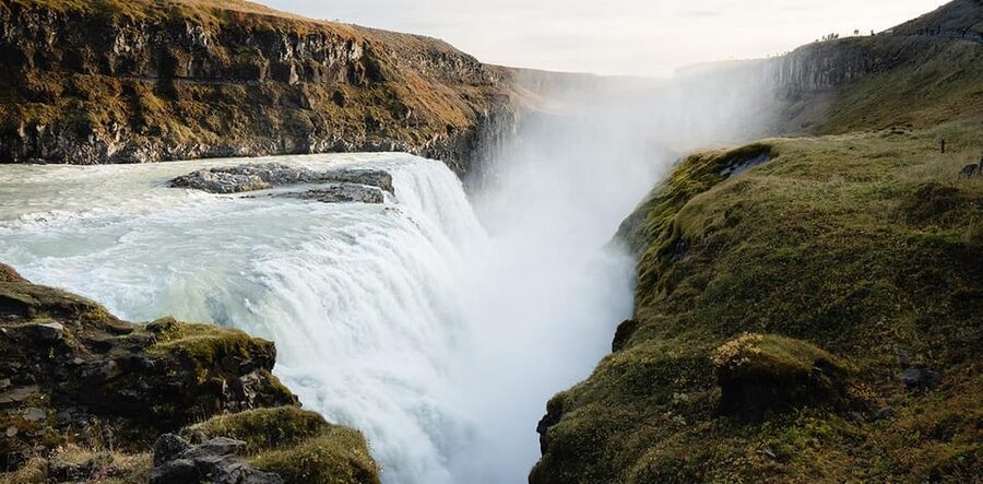Reykjavik: Golden Circle Super Jeep Tour with Snowmobiling - Gullfoss: Iceland’s waterfall with real force