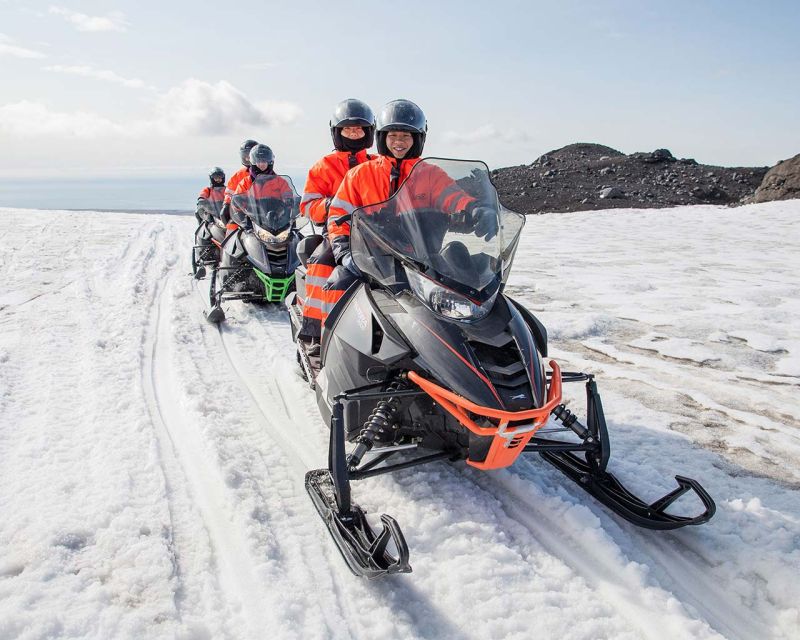 Reykjavik: Iceland South Coast & Glacier Snowmobile Tour - Reaching the ice in a modified glacier truck