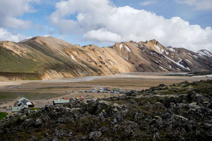 Reykjavík: Landmannalaugar Hike and the Valley of Tears - The natural hot pool after the hike