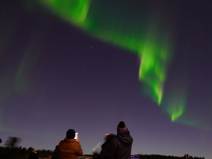 Reykjavik: Northern Lights Tour w/Pro Photos - Small Group - Hot chocolate, gingerbread, and waiting in the cold