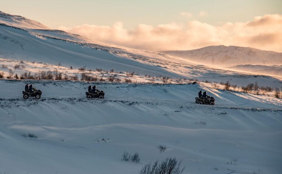 Reykjavik Quad Bike Twin Peaks Tour - Getting suited up at the base camp