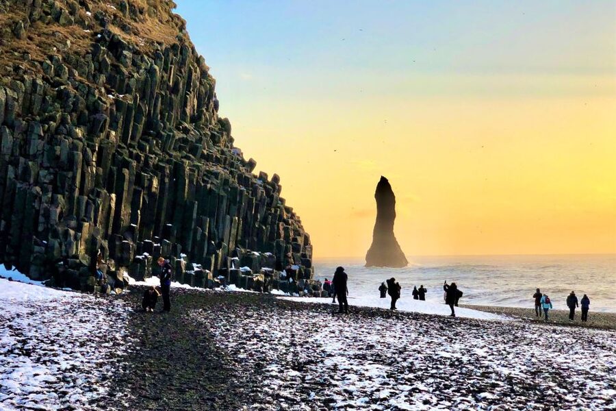 Reykjavík: South Coast Waterfalls, Black Sand & Glacier Tour - Reynisfjara shows Iceland’s wild side