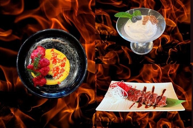 Reykjavik Teppanyaki 7 Course Menu and Fire Show with Cocktail - What the cooking show actually includes