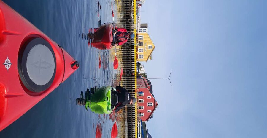 Siglufjörður / Siglufjordur: Guided kayak tour. - A short lesson before the fjord route