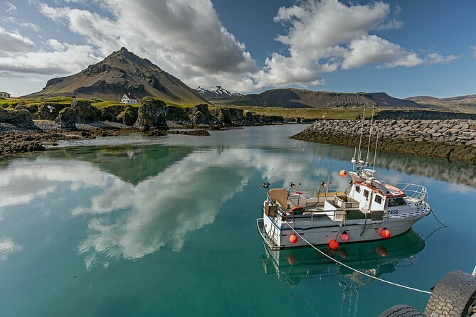 Snaefellsnes Peninsula Tour from Grundarfjordur Port - Lóndrangar: volcanic towers above the ocean