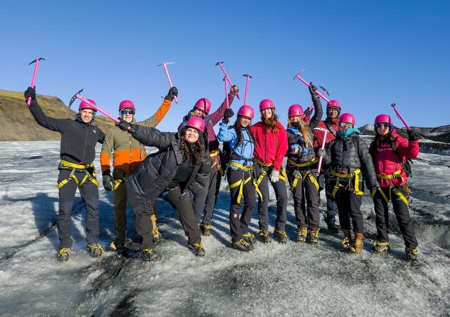 Sólheimajökull Glacier: Guided Hike with Equipment - Crampons, helmets, and the first safety briefing