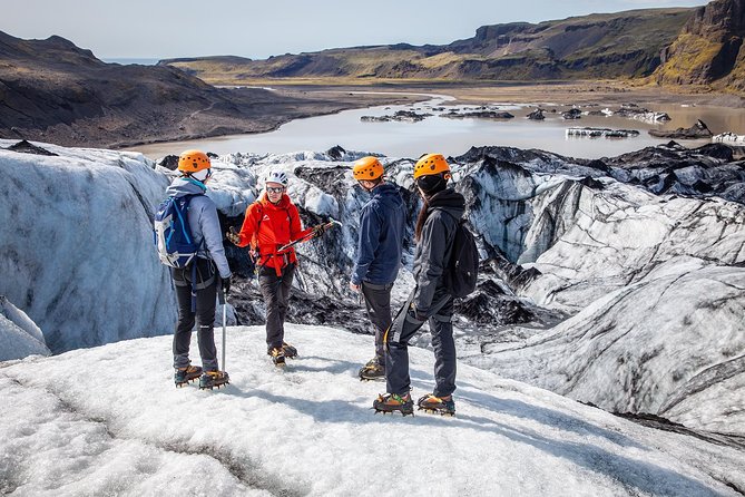 Sólheimajökull Glacier Hike – Adventure in a Small Group - Walking onto Sólheimajökull from the base camp