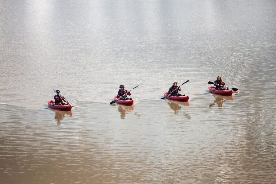 Sólheimajökull: Guided Kayaking Tour on the Glacier Lagoon - Paddling around icebergs