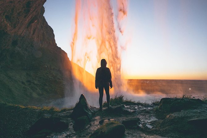South Coast Day Tour Black Sand Beach & Waterfalls from Reykjavik - Seljalandsfoss: walk behind the falling water
