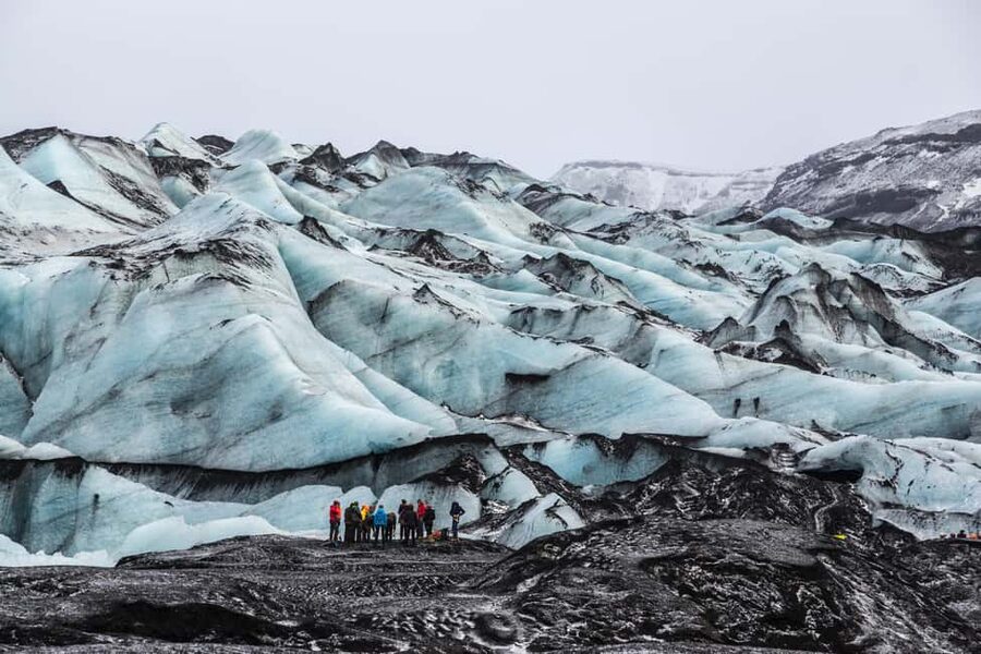 South Coast, Glacier Hike and Northern Lights Winter Tour - A Full Day Built Around Ice, Water, and Fire