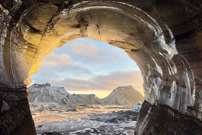 South Coast & Katla Ice Cave Adventure From Reykjavik in a 4x4 - Skógafoss brings power, spray, and a high viewpoint