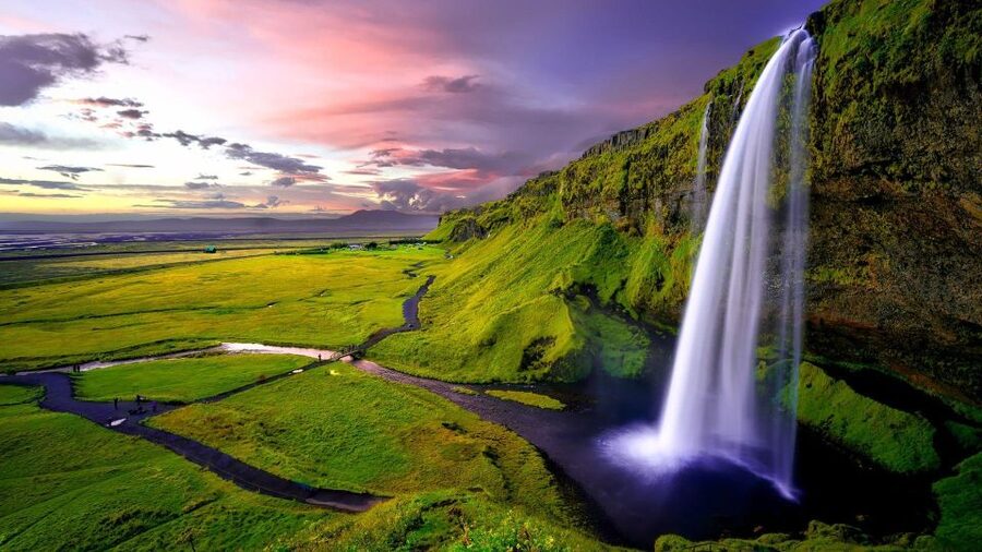 South Coast of Iceland. Black beach, glaсier, waterfalls... - Seljalandsfoss, Where the Water Falls Around You