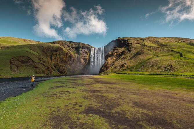 South Coast Private Guided Tour + Blue Lagoon(optional) - Skógafoss: power, spray, and a stair climb