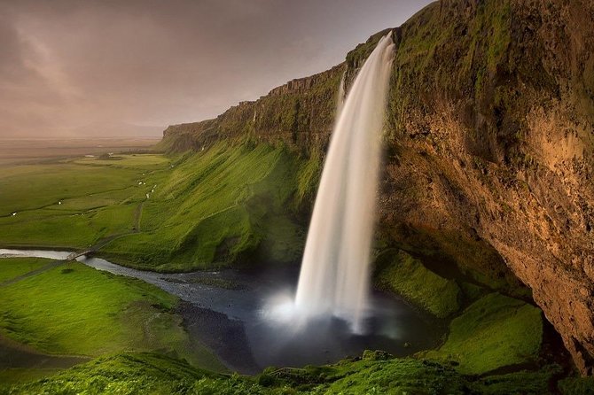 South Coast - Private - Seljalandsfoss, the waterfall with a rear view