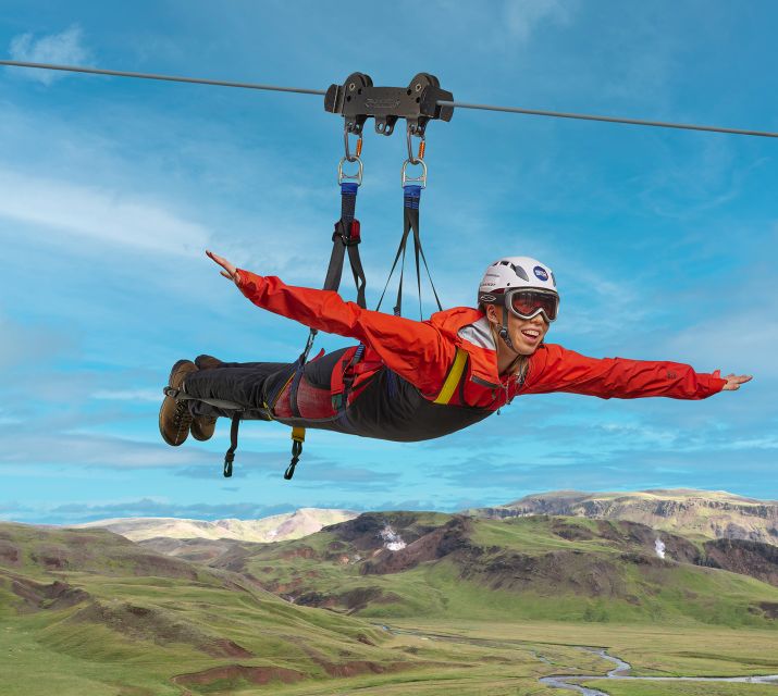 The Falcon : Superman ride with Mega Zipline Iceland - Flying Superman over Iceland’s Black Canyon