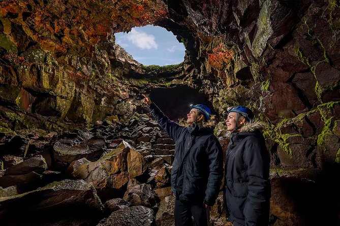 The Lava Tunnel Tour - Raufarhólshellir - Entering Raufarhólshellir, Iceland’s ancient lava tube