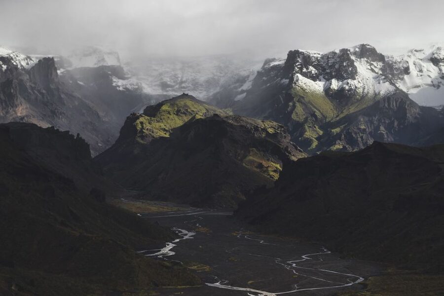 Þórsmörk by Super Jeep - Hiking toward Gígjökull glacier