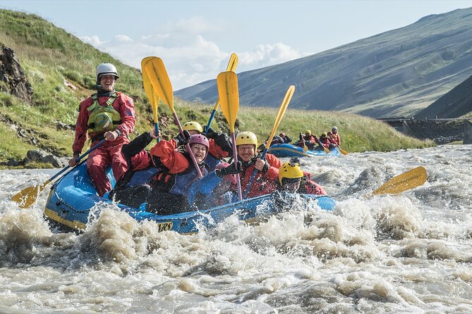 Top-Rated Family Rafting-Warm Drysuits, Volcanic Canyon, Epic Fun - The short ride to a volcanic river canyon