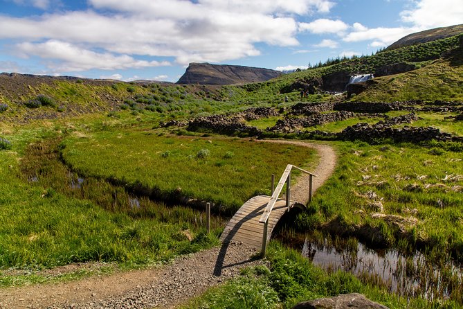 Unique West Iceland and Krauma SPA tour by minibus - Reykholt brings Icelandic history into the picture