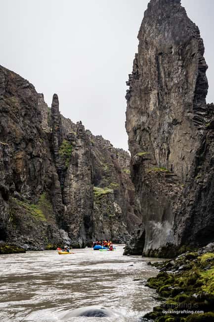 Varmahlíð: East Glacial River Whitewater Rafting - One hour of big waves and Grade 4 rapids