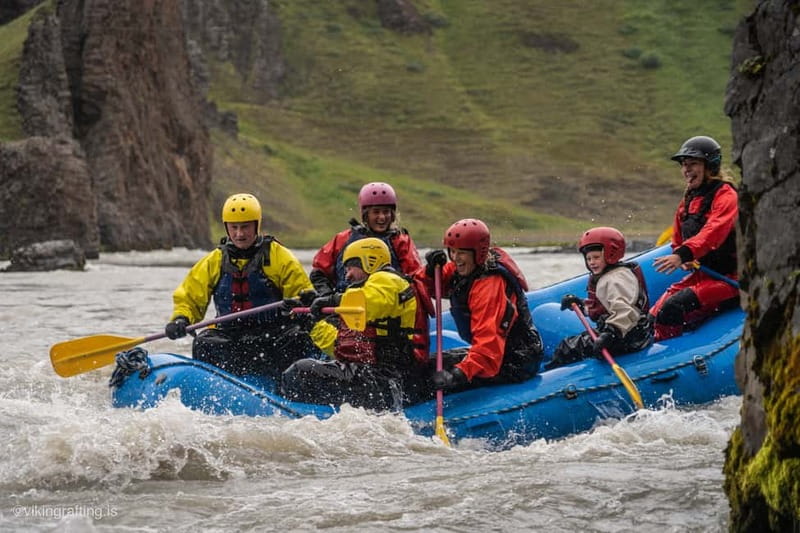 Varmahlíð: Guided Family Rafting Trip - Key points at a glance