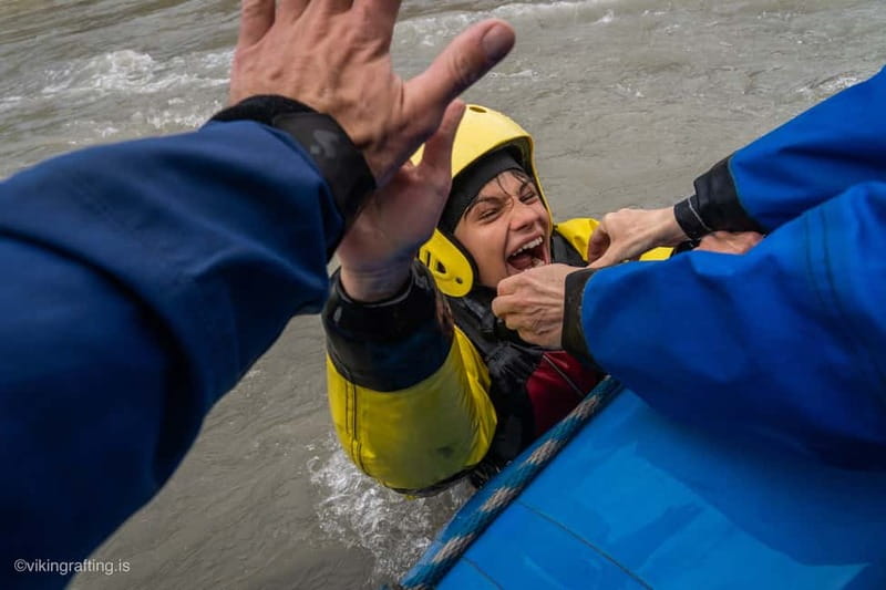 Varmahlíð: Guided Family Rafting Trip - A gentle river with real Icelandic scenery