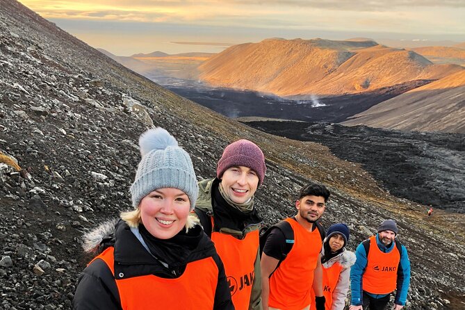 Volcano Hike and Blue Lagoon Including Admission Small Group Tour - Safety, weather, and the changing route