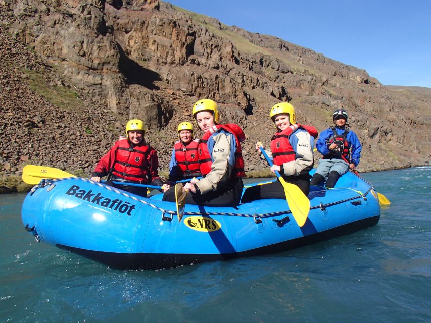 West Glacial River Family Rafting - From Bakkaflöt to the river