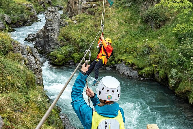 Zipline Adventure Through Glerárgil River Canyon in Akureyri Town - How the 1 hour 45 minute outing unfolds
